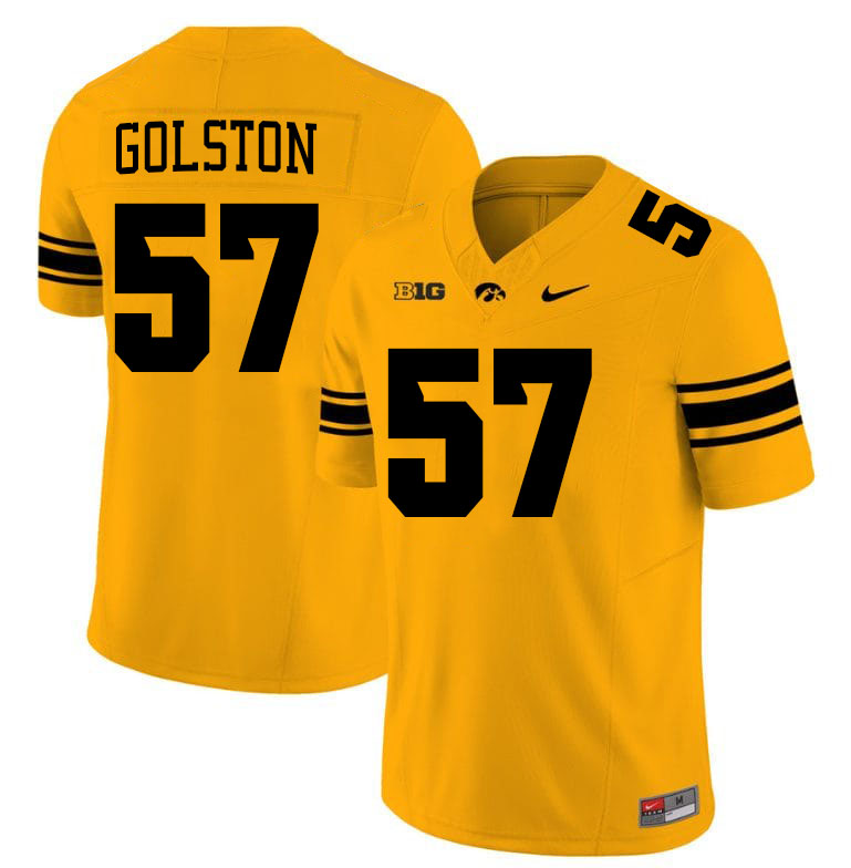 Chauncey Golston Iowa Jersey,University Of Iowa Hawkeyes Fotoball Uniforms,Jersey,Gears-Gold